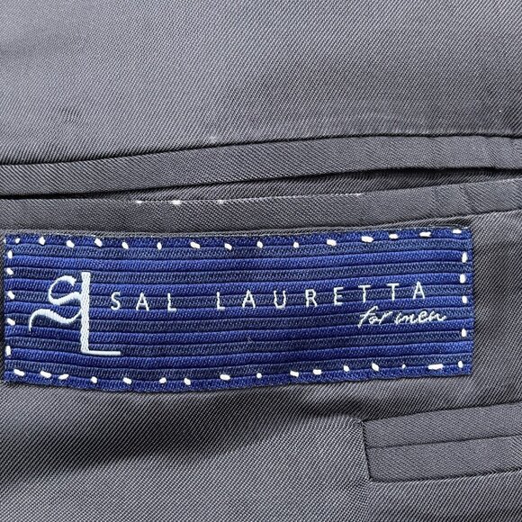 Canali Blazer Men 44 Gray Classic‎ Career Suit Jacket Pure Wool  Italy VTG - Picture 11 of 13